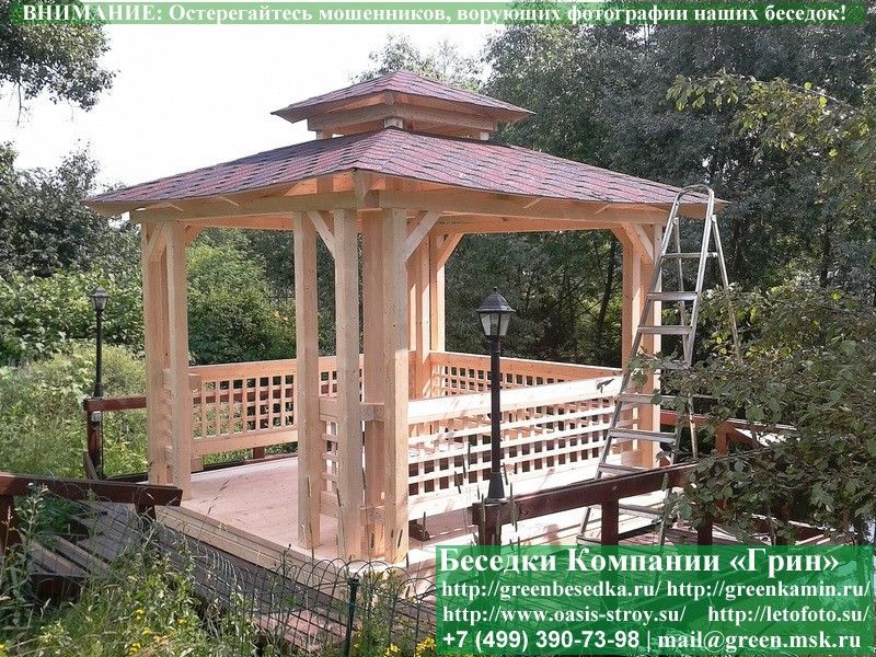 Беседка В Китайском, Японском Стиле Для Дачи 3х3 - Фото № 3