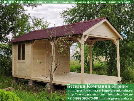 Бытовка-Хозблок С Навесом Для Дачи, Дома 3х6 - Фото № 3