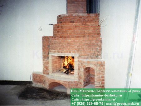 Отопительная Печь Из Кирпича Для Дома, Дачи № 15 - Фото № 2