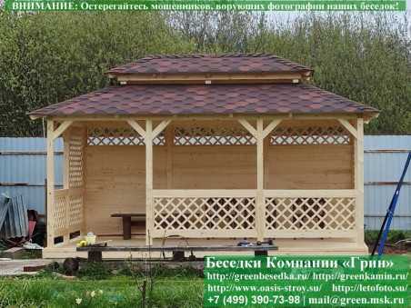 Японская, Китайская Беседка Для Дачи 3х5. Вариант № 1 - Фото № 9 Японская, Китайская Беседка Для Дачи 3х5. Вариант № 1 - Фото № 9