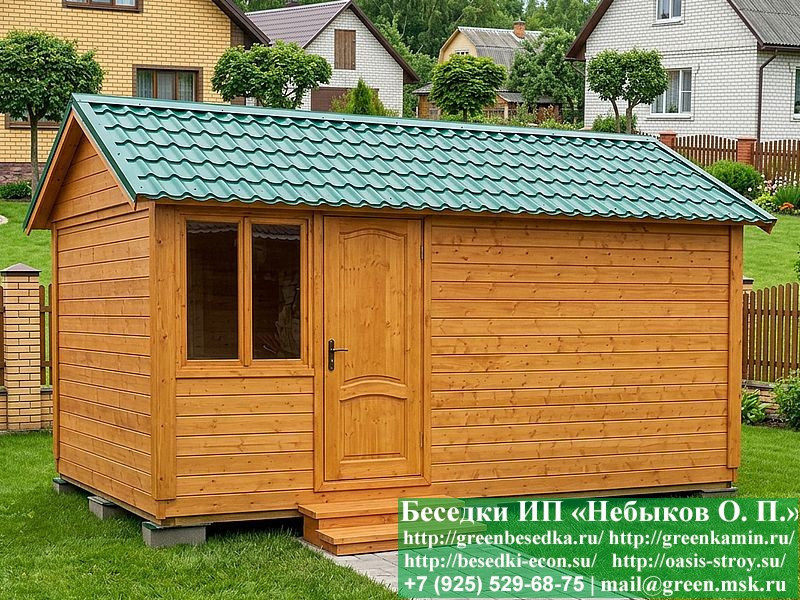 Деревянная Бытовка, Сарай Для Дачи, Дома 3х5 - Фото № 2