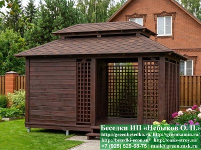 Летняя Беседка C Хозблоком Для Дачи, Дома 3х5 - Фото № 1 2