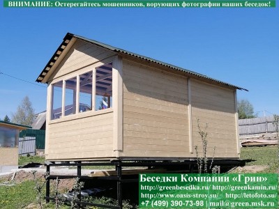 Монтаж беседок, бытовок, хозблоков на сваи — Москва и юго-восток 2